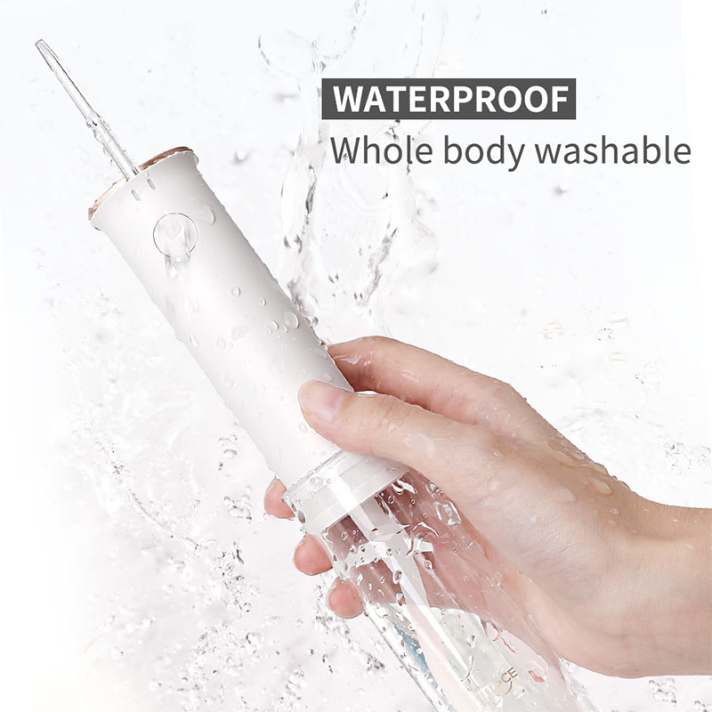 Water Flosser Cordless Portable Oral Irrigator Water Teeth Cleaner Pick ,Removable Water Tank for Easy Cleaning